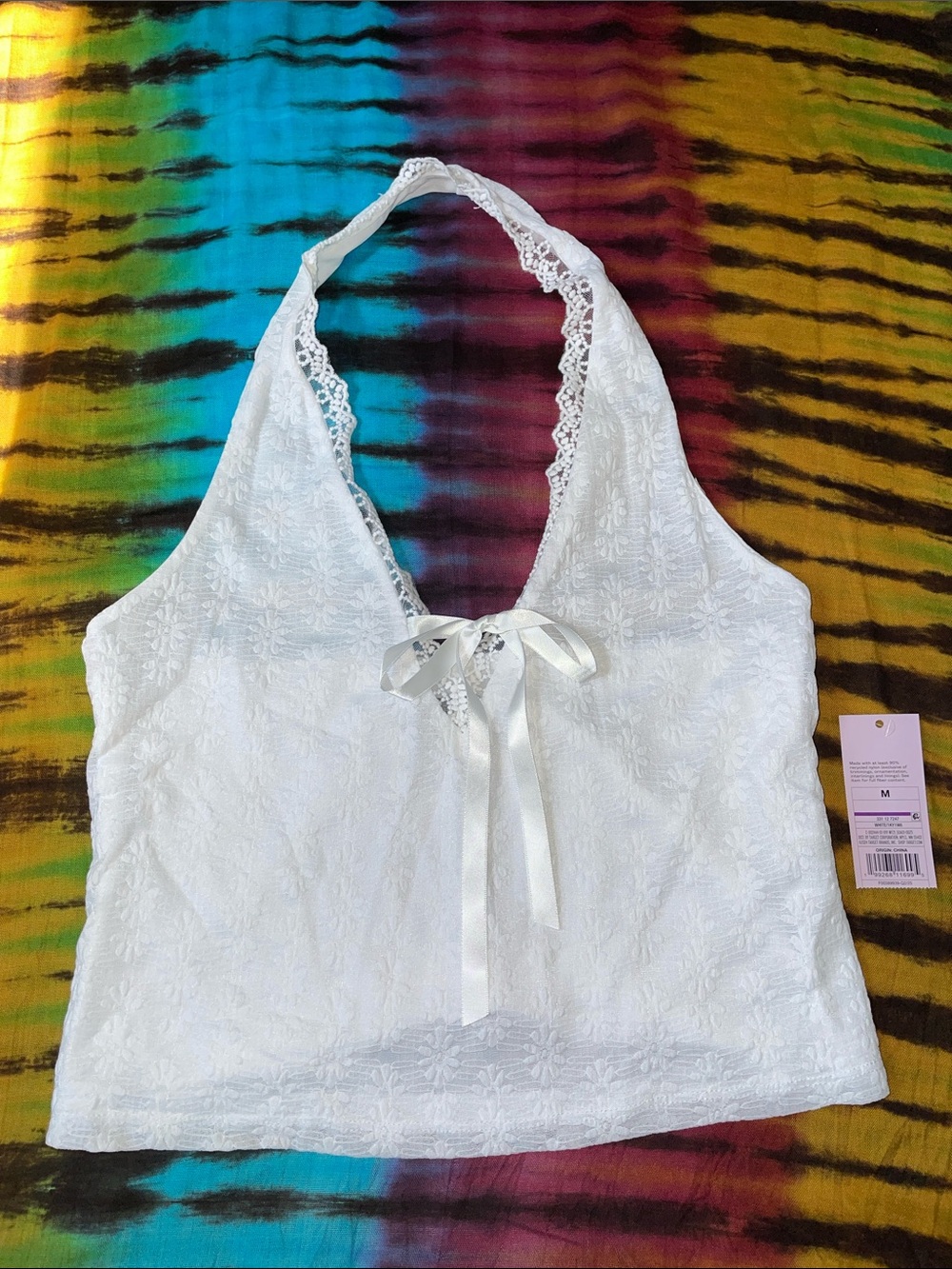 NWT Wild Fable White halter top.  Size Medium.